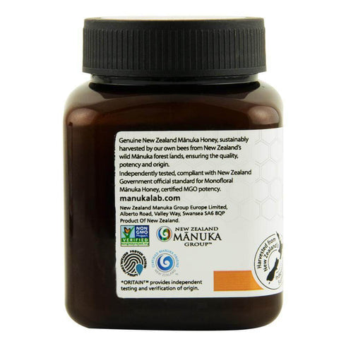 Miere de Manuka MANUKA LAB, MGO 300+ Noua Zeelanda, 250 g, naturala